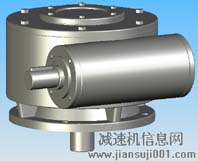 WCJ120型蝸輪蝸桿減速器實體模型