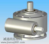 WCJ120型蝸輪蝸桿減速器實體模型