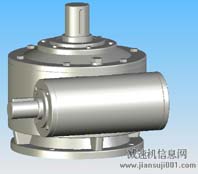 WCJ120型蝸輪蝸桿減速器實體模型