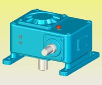 WHT型圓弧圓柱蝸桿減速機(jī)實體模型(JB2318—79)