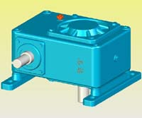 WHT型圓弧圓柱蝸桿減速機(jī)實體模型(JB2318—79)