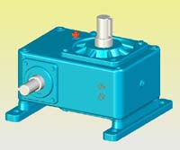 WHT型圓弧圓柱蝸桿減速機(jī)實體模型(JB2318—79)