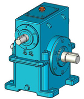 WS型圓柱蝸桿減速器實體模型