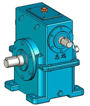 WS型圓柱蝸桿減速器實體模型