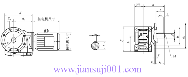 JTK系列斜齒輪-錐齒輪減速電機(jī)