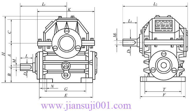 WDH型蝸輪減速機(jī)