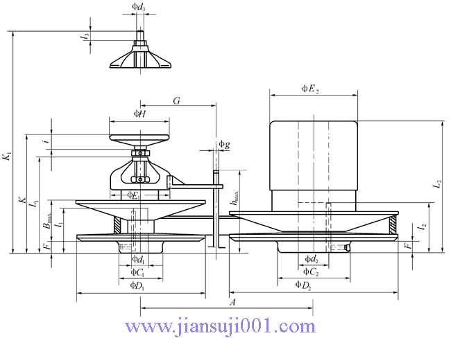 GMWB系列型號外形及安裝尺寸