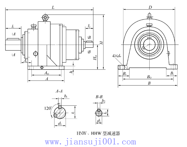 H型星輪減速機(jī)JB/T8712-1998