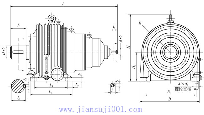 NGW行星齒輪減速機(JB1799-76)