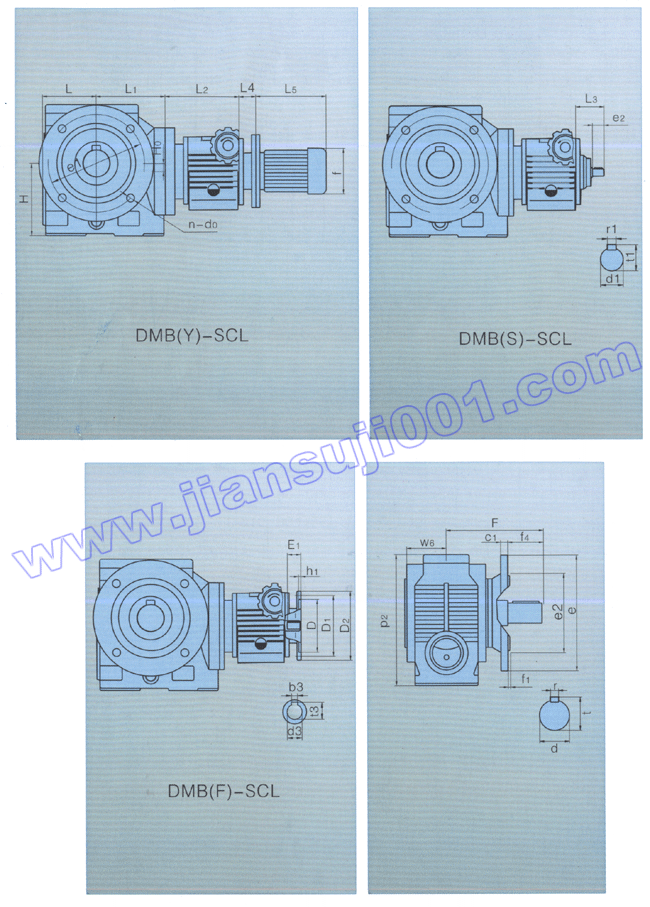 DMB系列無(wú)級(jí)變速器與SC系列減速器組合