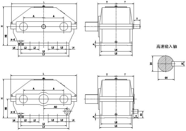CHC型齒輪連環(huán)少齒差減速器
