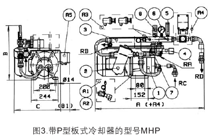 MC系列硬齒面中型齒輪減速機(jī)潤滑裝置模塊的說明