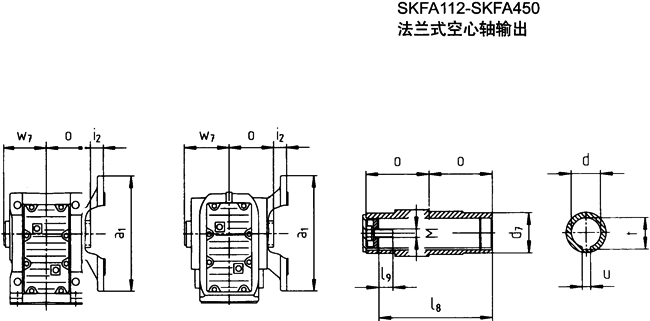 SK系列斜齒輪—蝸旋傘齒輪減速電機