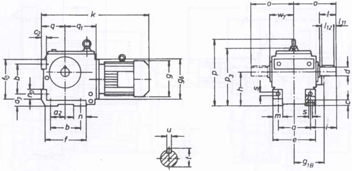 SW斜齒輪—蝸輪蝸桿減速電機