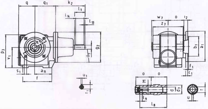 SW斜齒輪—蝸輪蝸桿減速電機(jī)