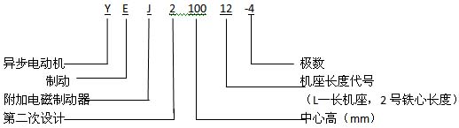 YEJ2系列電磁制動三相異步電動機概述(H80~160mm)