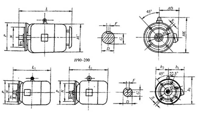 YKZ��FXZ�����ƄӮ���늄әC���γߴ磨H80��H160��